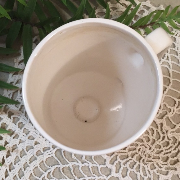 Vintage MCM Fruit Design Pedestal Coffee Mug - Picture 6 of 16